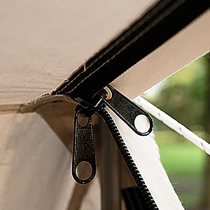 操作しやすいダブルジッパー